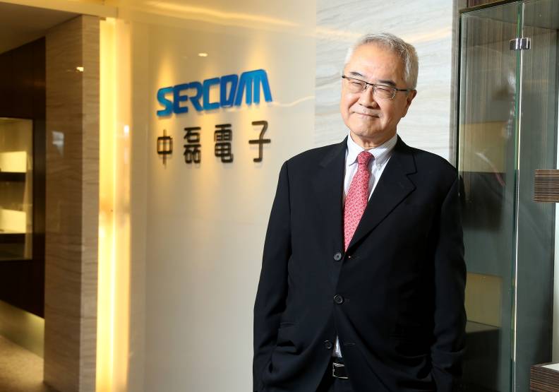 中磊電子董事長王伯元是版台灣CEO 100強排行中，唯一上榜的網通企業領導人，績效優異。