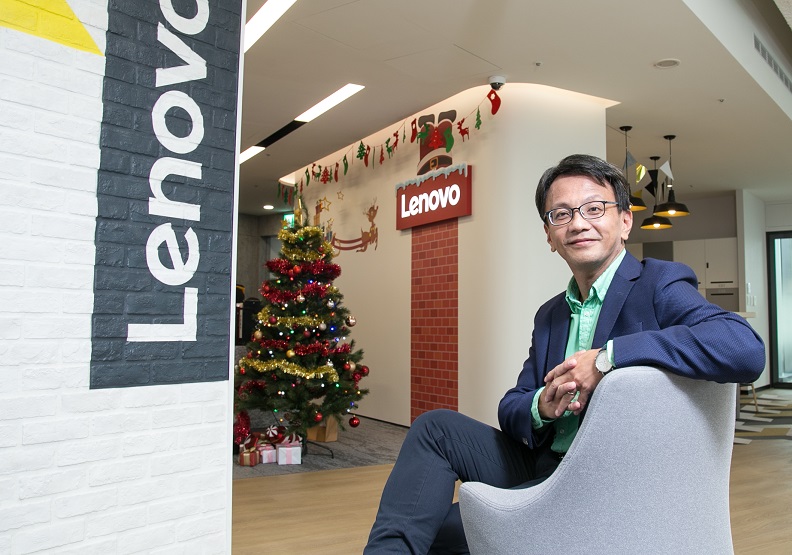 圖/ Lenovo台灣總經理林祺斌提醒，疫情衝擊更加突顯中小企業的數位弱勢，如果能夠利用有力的合作夥伴，提升數位力量，才有機會逆勢突圍。
