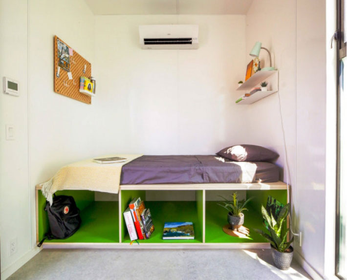 模組化房屋的其中一間房間。來源:Connect Homes