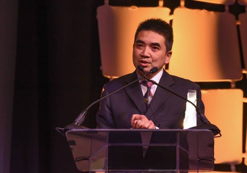 Zoom創辦人兼CEO的袁征。取自Zoom臉書。