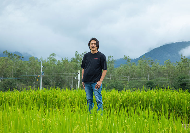 「池上禾穀坊」創辦人魏瑞廷。池孟諭攝