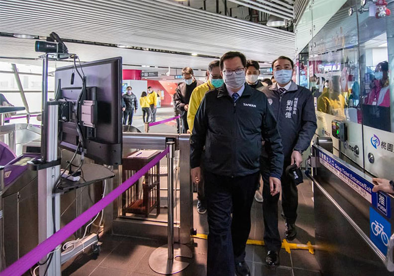 桃園市場鄭文燦。取自鄭文燦臉書