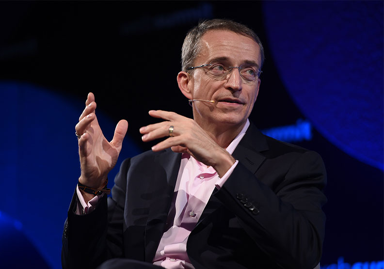 圖／英特爾新任執行長季辛格（Pat Gelsinger）。Flickr by Web Summit