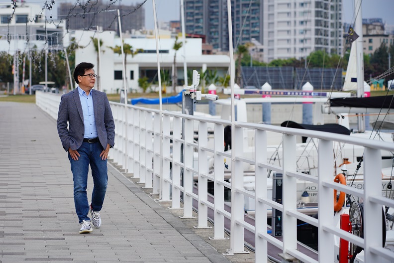 亞果遊艇集團總經理張慶祥：善用台灣厚實的國際遊艇實力帶動安平區域發展 ，催生「國際濱海度假城」。