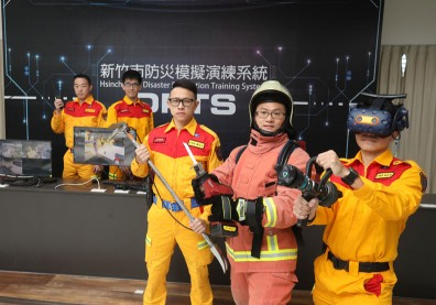 科技模擬火災現場！新竹市讓消防員多一次訓練、少一次遺憾