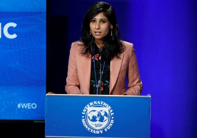 IMF首席經濟學家戈皮納斯(Gita Gopinath)。@IMFLive推特