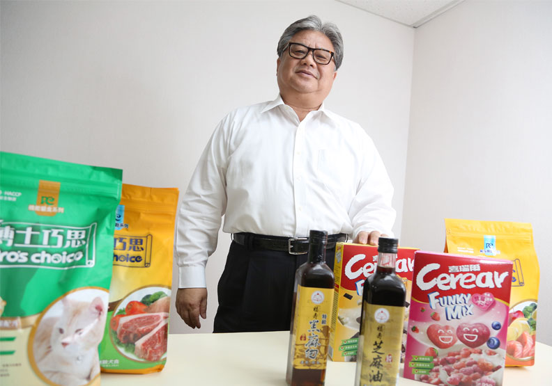 圖 / 福壽實業董事長洪堯昆 。張智傑攝