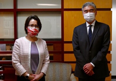 拜登上任後首次！駐美代表蕭美琴進國務院會晤亞太助卿