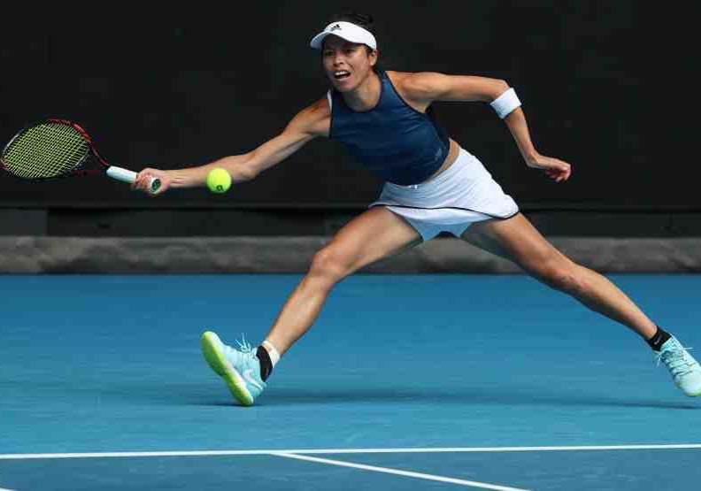 謝淑薇比賽現況，圖片來自@AustralianOpen