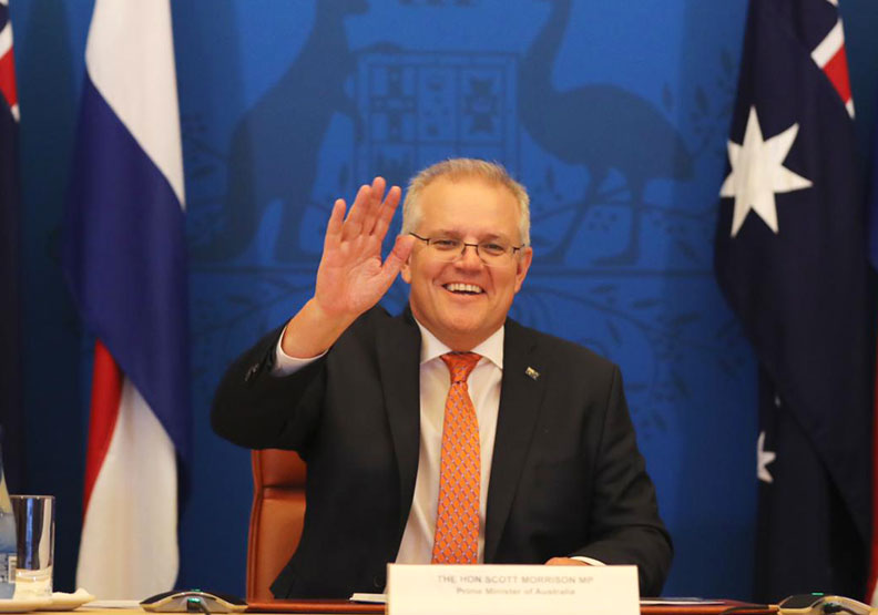 澳洲總理莫里森(Scott Morrison)。