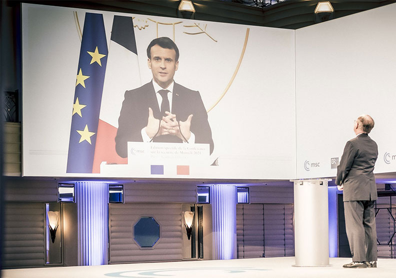 法國總統馬克宏(Emmanuel Macron)。取自MSC官網