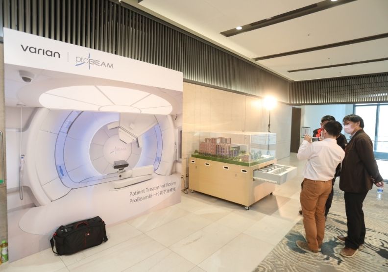 台大癌醫中心將擁有台灣第一座、與歐美日等 23 家醫學中心同步的 Varian ProBeam 系統質子治療設備。蘇義傑攝。