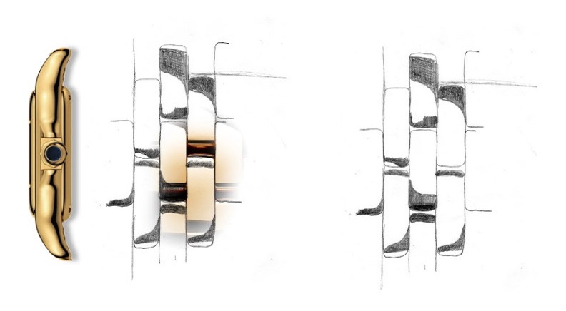 「美洲豹」錶鍊極致靈巧,讓人聯想到品牌標誌性動物的矯健身姿。圖片來源:Cartier