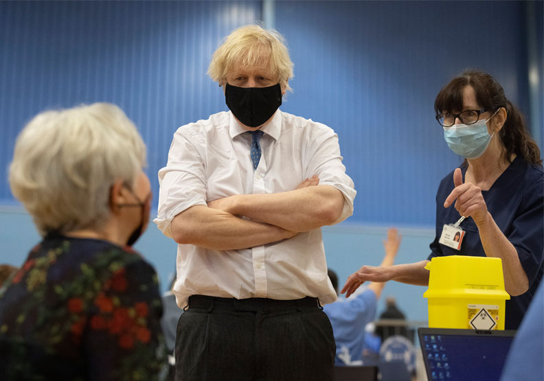 英國首相強生。Flickr by Number 10