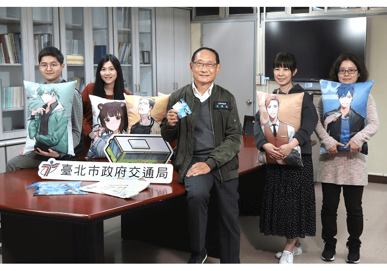圖 / 臺北市交通局長陳學台（中）帶領團隊致力推動智慧交通，也發揮創意鼓勵年輕人多多利用綠運輸。