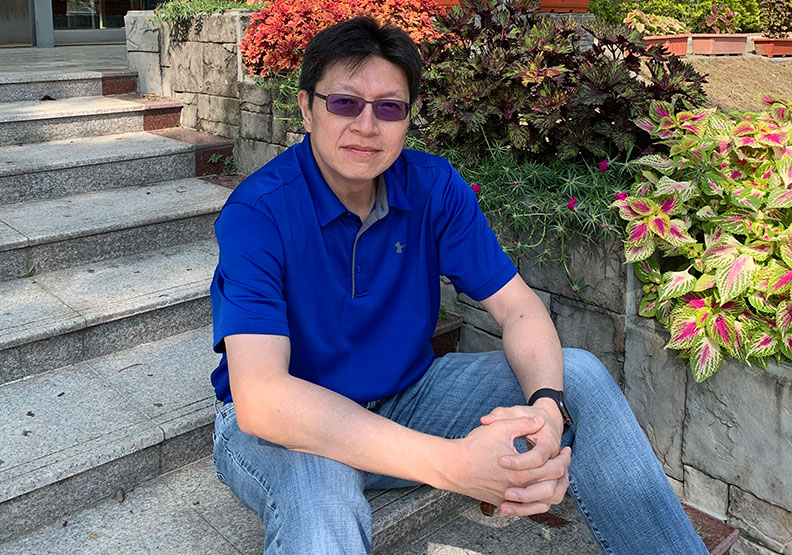 │嘉義大學生物農業科技學系系主任 周蘭嗣。周蘭嗣提供