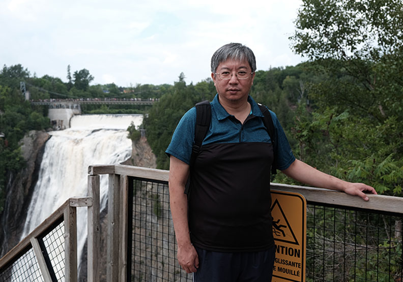 台灣大學地理環境資源學系系主任 溫在弘。溫在弘提供