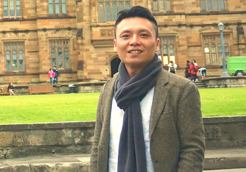 高雄科技大學工業工程與管理系系主任 楊富強。楊富強提供