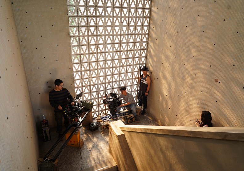 拍攝片場工作照