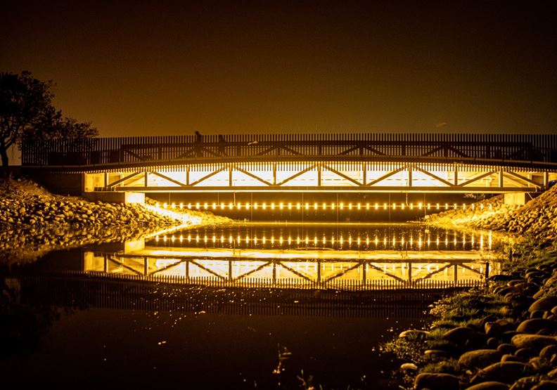 月津港燈節今年本要展出的作品，可惜在最後一刻取消。作者提供