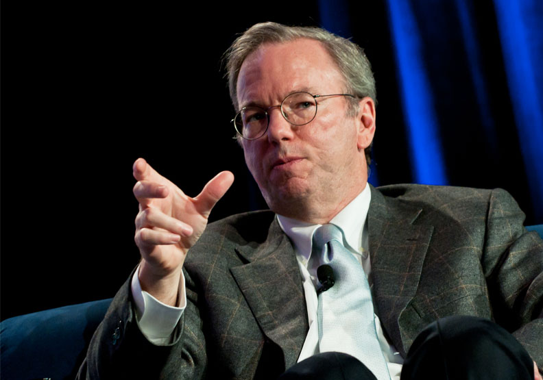 圖／Google前執行長施密特（Eric Schmidt）。Flickr by JD Lasica
