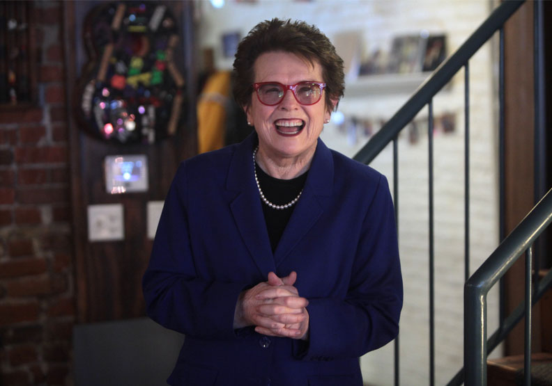 金恩夫人（Billie Jean King）。Flickr by Gage Skidmore
