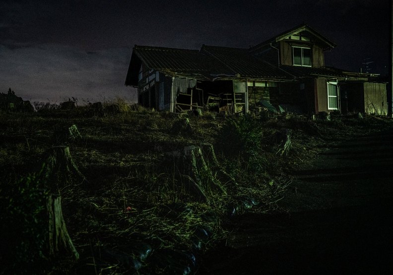 頹敗中的房屋。James Delano攝