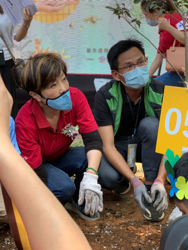 台積電慈善基金會董事長張淑芬（左）。羅之盈攝