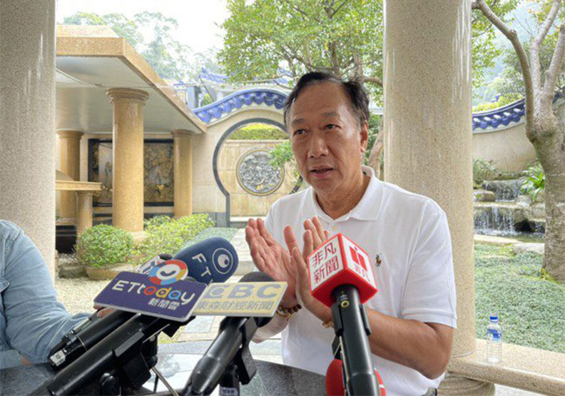 圖／鴻海集團創辦人郭台銘。經濟日報提供