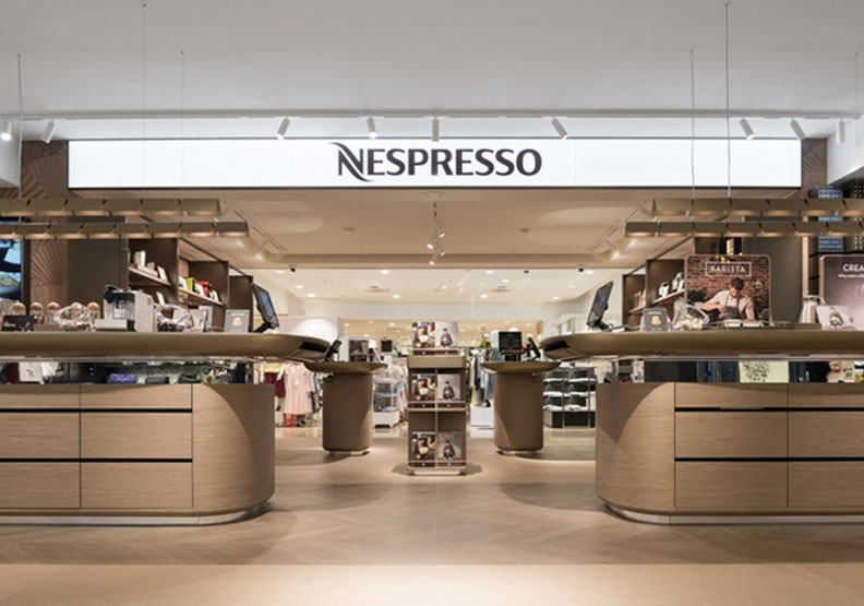Nespresso 2017年於忠孝SOGO開設亞洲第一間新概念精品店。Nespresso提供