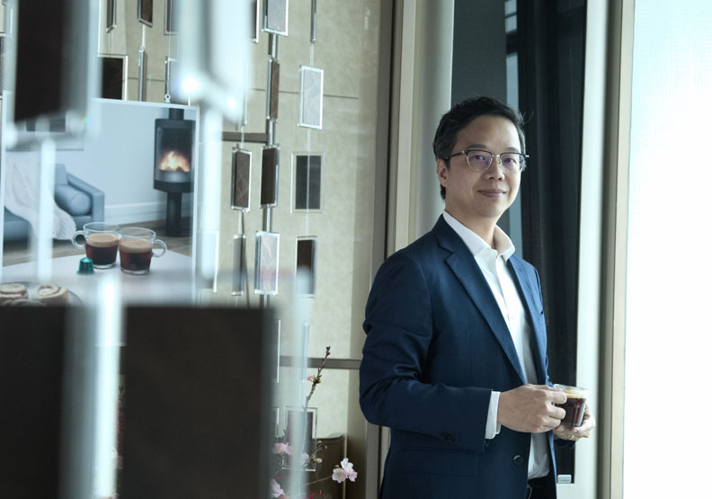 Nespresso台灣事業部總監盧翰霖。池孟諭攝