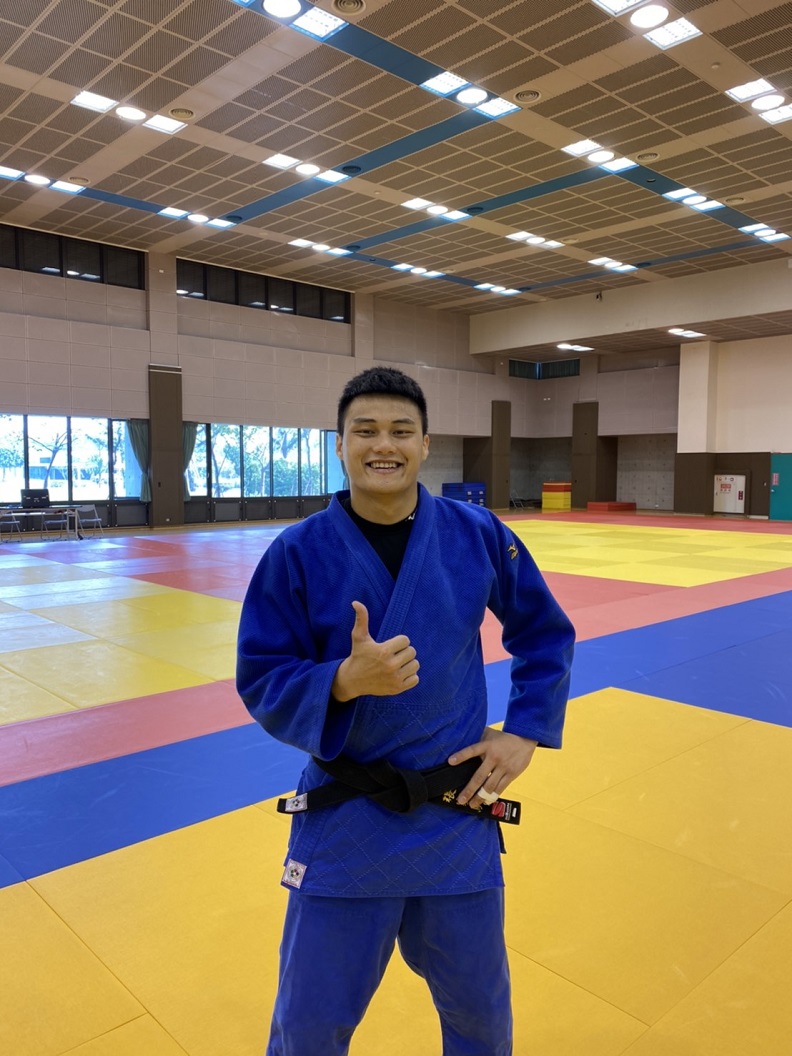 來自宜蘭大同鄉的張家駿,除了是上屆原民運的柔道項目銅牌,也是今年原民運的取火儀式選手。(照片來源:張家駿)