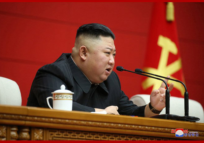 金正恩上週一改前態，坦承此次疫情為北韓建國以來，最大的危機。圖片來源／北韓中央通信社