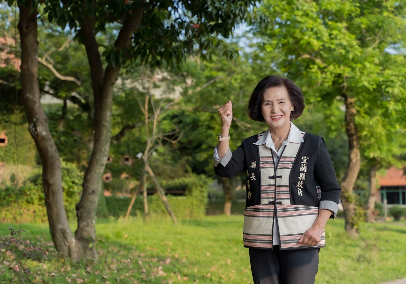 圖／林姿妙提到宜蘭縣以辦喜事的心情來迎接這場國家級體育盛會。