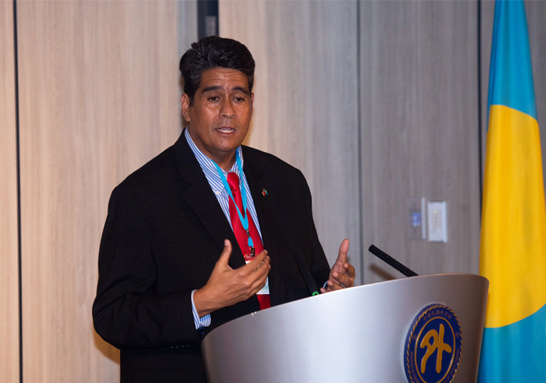 帛琉總統惠恕仁。池孟諭攝