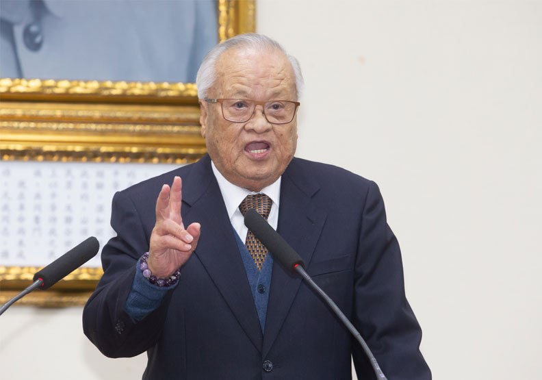 圖／前考試院院長許水德。聯合新聞網提供