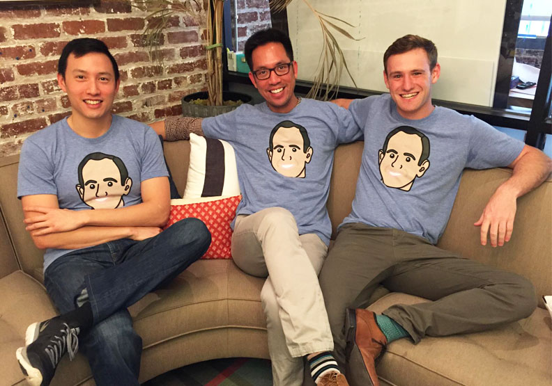 OpenDoor華裔創辦人Eric Wu(中)。