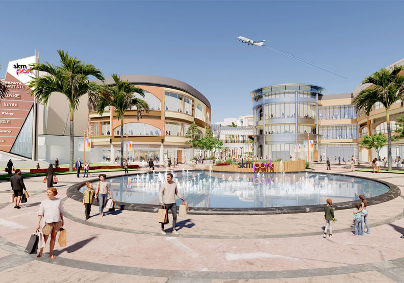 新光三越「SKM Park」示意圖。新光三越提供