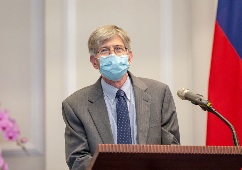 民主黨前副國務卿史坦伯格。總統府提供