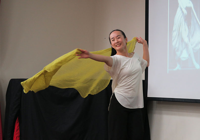 雲門舞者蘇依屏。邱莉燕攝