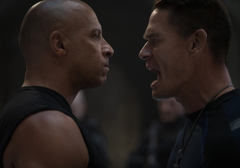 馮迪索和約翰希南在《玩命關頭9》中有多場精采對手戲
