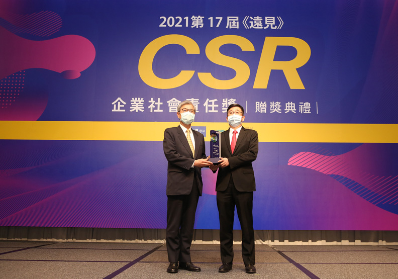 金管會主委黃天牧（左）、滙豐銀行總經理暨台灣區總裁陳志堅（右）。張智傑攝