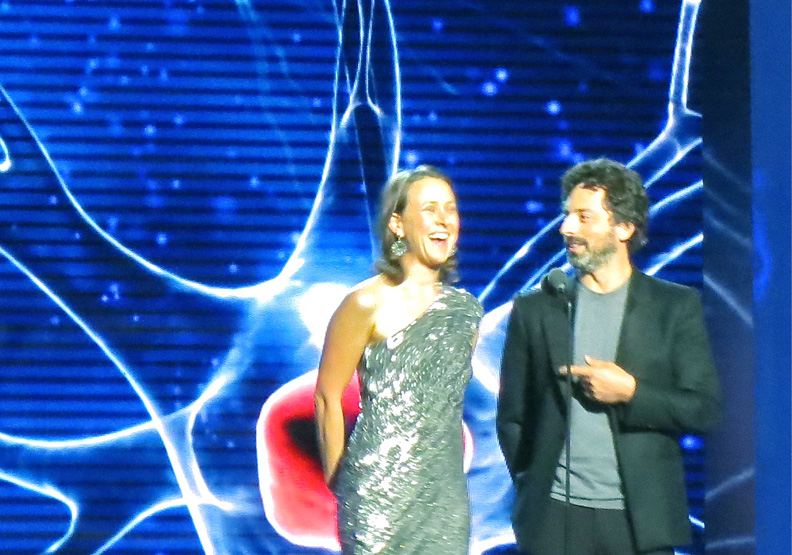 Google聯合創辦人謝爾蓋.布林(Sergey Brin)與前妻沃西基(Anne Wojcicki)。Flickr by Steve Jurvetson