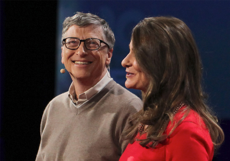 圖／微軟創辦人比爾蓋茲（Bill Gates）與妻子梅琳達（Melinda French）宣布離婚。Flickr by Steve Jurvetson