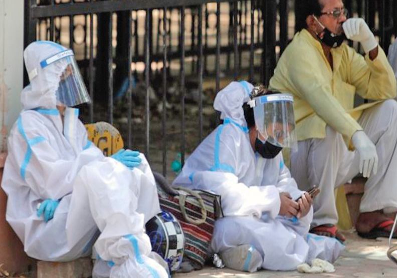 新冠肺炎疫情在印度持續延燒,Flickr by Ninian Reid。