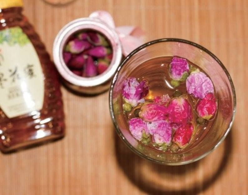 玫瑰花蜜飲。幸福文化提供