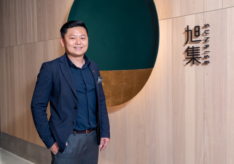 饗賓餐旅集團總經理陳毅航請同仁落實防疫，照顧好自己與家人，一起挺過疫情。饗賓餐旅集團提供