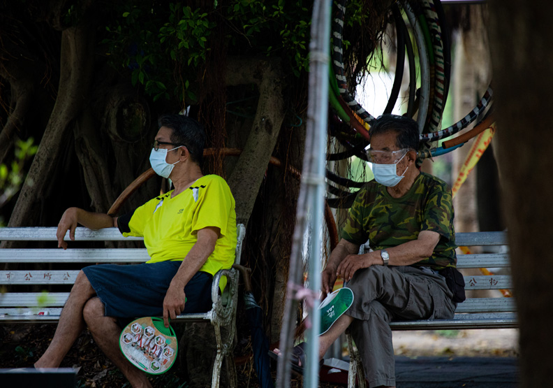 新北市為疫情重災區,池孟諭攝影。