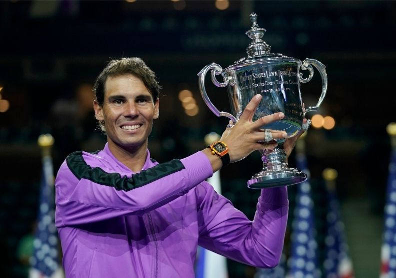 「西班牙蠻牛」網球名將納達爾（Rafael Nadal）。取自@RafaelNadal 推特。
