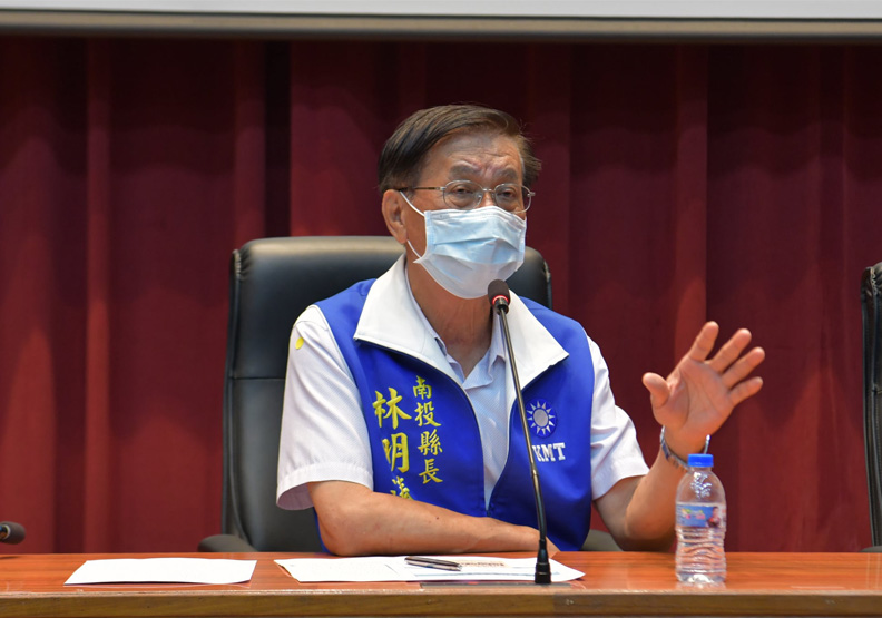 南投縣長林明溱喊話中央,希望開放讓地方自行購買疫苗。